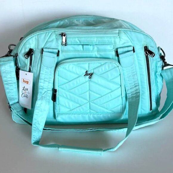 Lug Propeller 2 Overnight Bag Aquamarine Pastel Blue/Green - Picture 7 of 16
